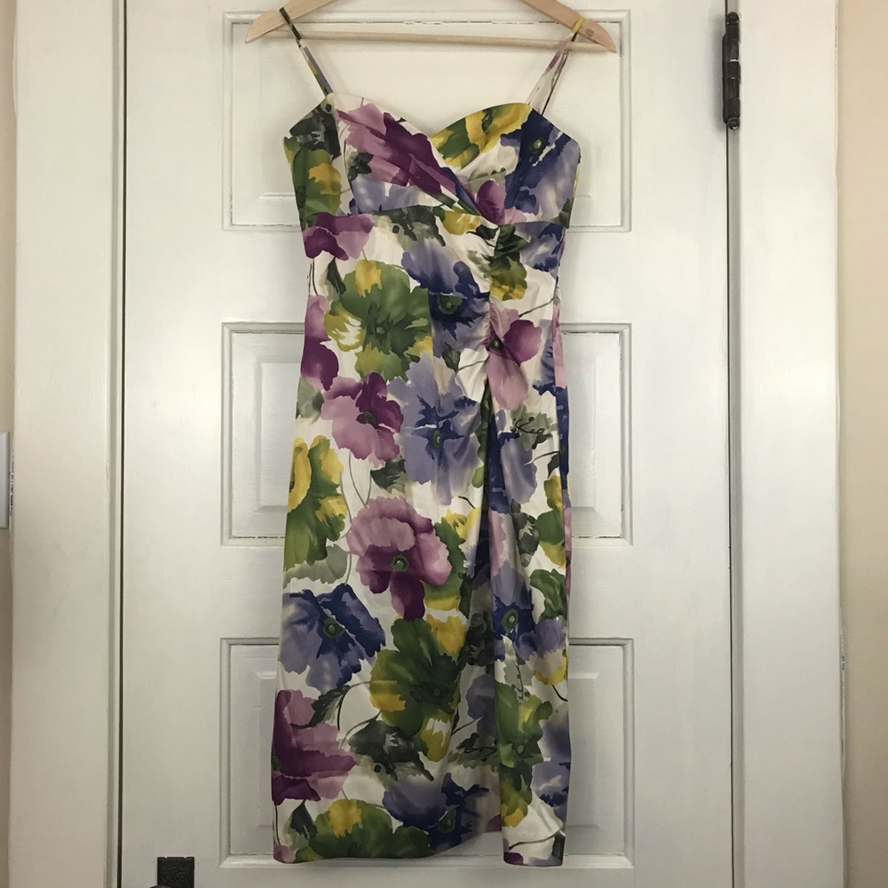 Spiegel Watercolor Floral Dress | Size 4